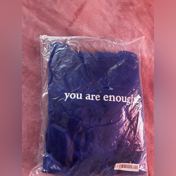 Blue hoodie size s. From the tiktok shop and is very soft inside. Not faded. - Picture 3 of 4